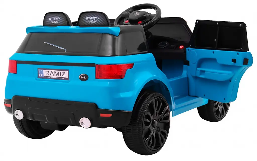 Детский электромобиль Start Run голубой - фото 4