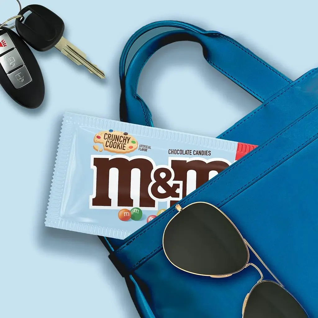 Драже M&M's Crunchy Cookie Milk Chocolate Candy 80.2г - фото 6
