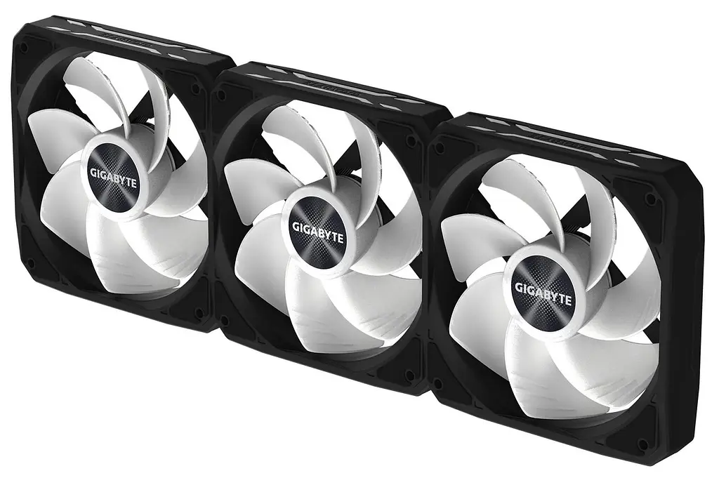 Вентилятор Gigabyte EZ Chain RVS Fan 120 3-Pack Black (GP-GBT EZRVSFAN1203) - фото 3