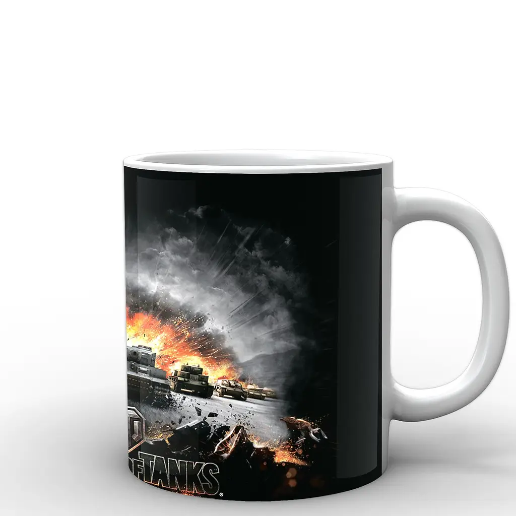 Кружка GeekLand World of Tanks постер WT.02.014 330 мл белая - фото 2