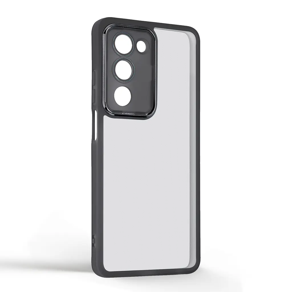 Защитный чехол для OPPO A5 4G/A5 5G/A5m 4G, Shade, черный, TPU+PC, матовый, защита всего корпуса, панель-накладка, противоударный, с высокими бортами, амортизирует удары при падениях, ArmorStandart (ARM87420) - фото 2