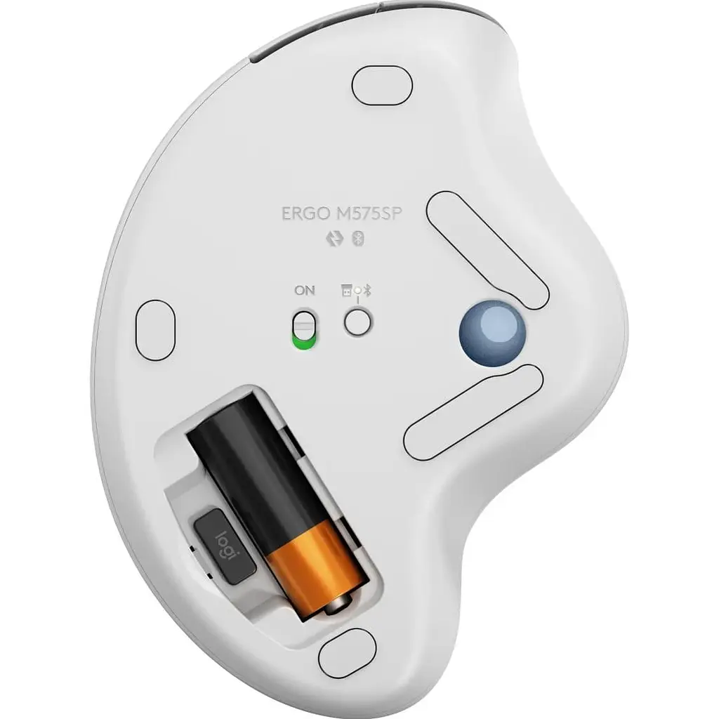 Миша Logitech M575S Ergo Wireless Trackball Off-White (910-007030) - фото 7