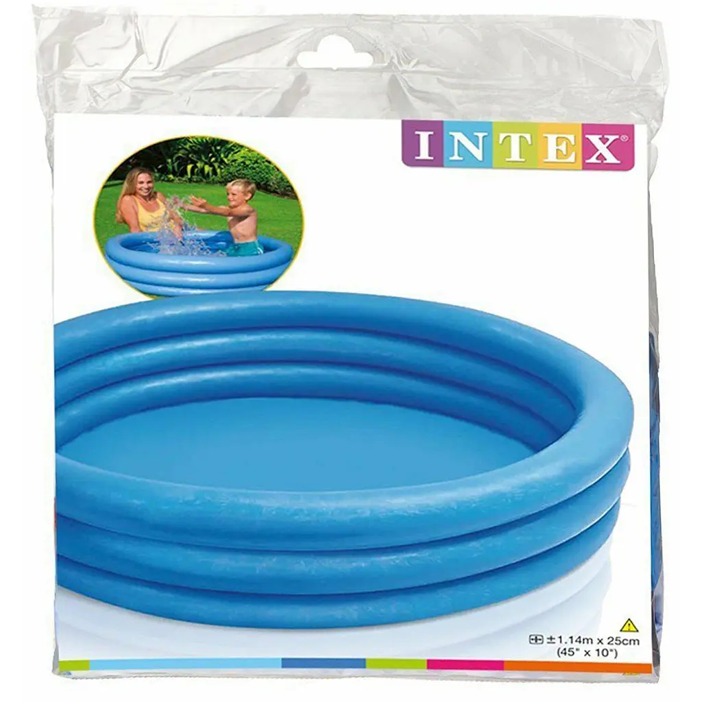 Басейн надувний для дітей Intex "Хрустальний" 114х25 см - фото 2