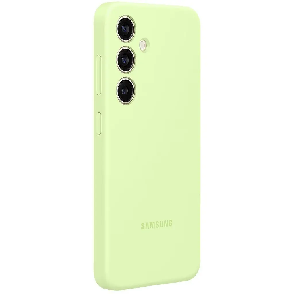 Оригінальний силіконовий чохол Samsung Silicone Case для Samsung Galaxy S24 Plus (S926) Light Green EF-PS926TGEGWW - фото 6