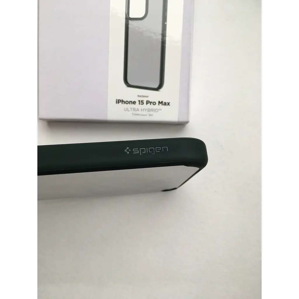 Прозорий чохол для iPhone 15 Pro Max (6.7") Spigen Ultra Hybrid Frost Green ACS06569 - фото 6