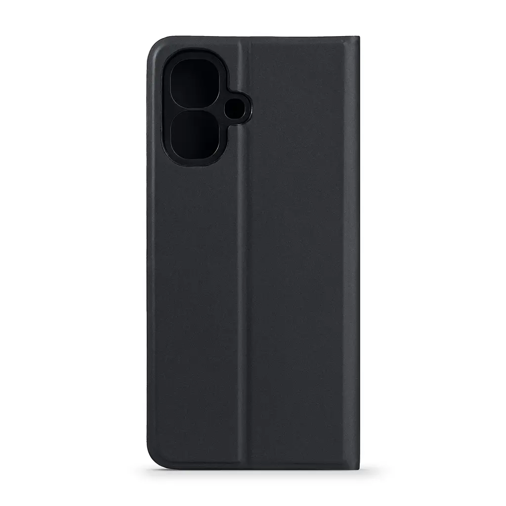 Чехол-книжка для Infinix Smart 10 4G, OneFold Case, черный, из экокожи (PU) и TPU, с магнитом, с подставкой и отделением для карт, трансформируемый в подставку, противоударный, защита всего корпуса, ArmorStandart (ARM87162) - фото 2
