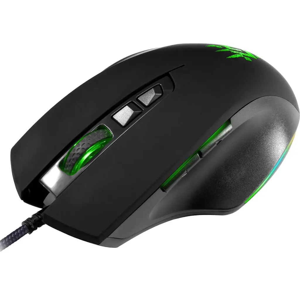 Компьютерная мышка Defender Wolverine GM-700L игровая RGB 7 кн. 12800 dpi черная (52700) - фото 6