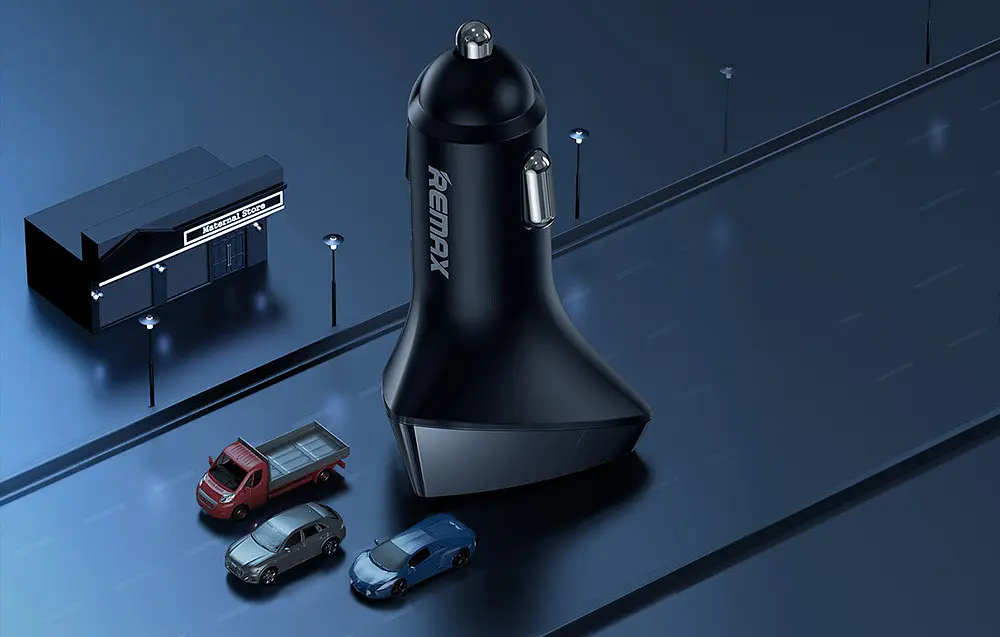 Зарядка авто REMAX Alien III Series 3.1A 3USB Car Charger RCC322 чорний - фото 8