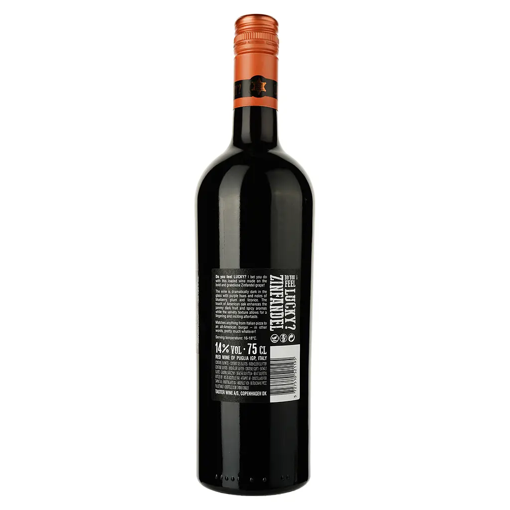 Вино Do You Feel Lucky Zinfandel, червоне, сухе, 0,75 л - фото 2