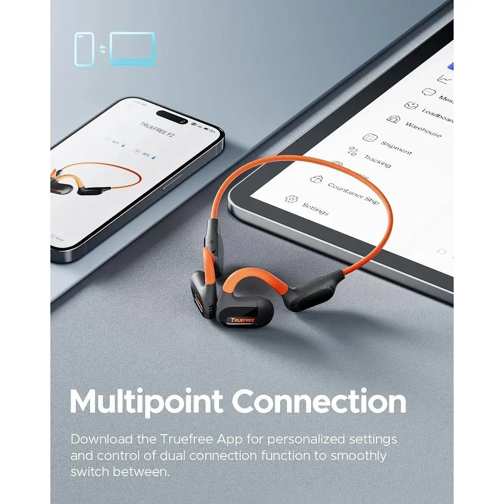 Бездротові спортивні навушники Truefree F2 Bluetooth 5.3 з повітряною провідністю  - фото 6