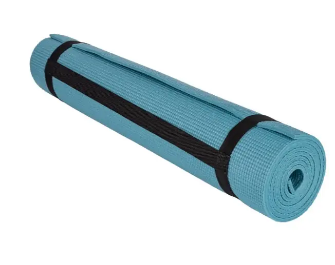 Килимок для йоги та фітнесу PowerPlay 4010 PVC Yoga Mat Зелений (173x61x0.6) (PP_4010_Green_(173*0,6)) - фото 4