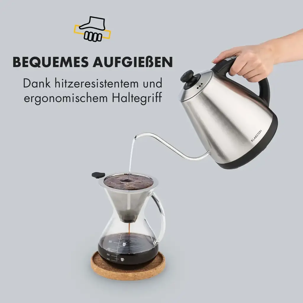 Электрочайник Klarstein Garcon 2000 Вт (10032533) - фото 6