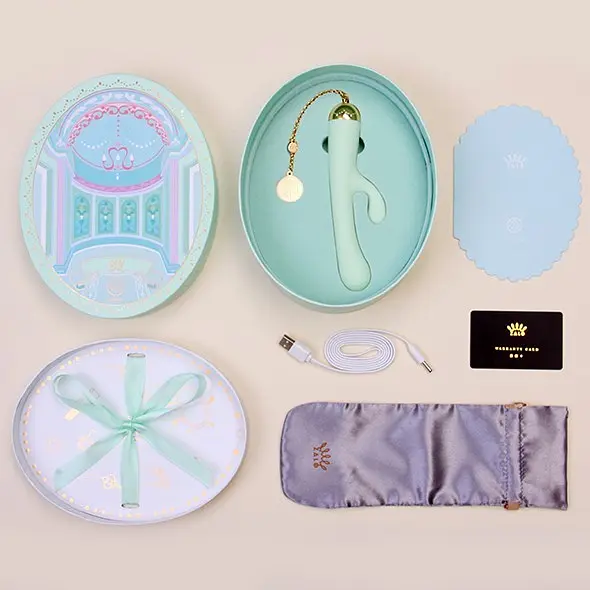 Вібратор-кролик Zalo Lolita Ichigo 18.3 см зелений - фото 3