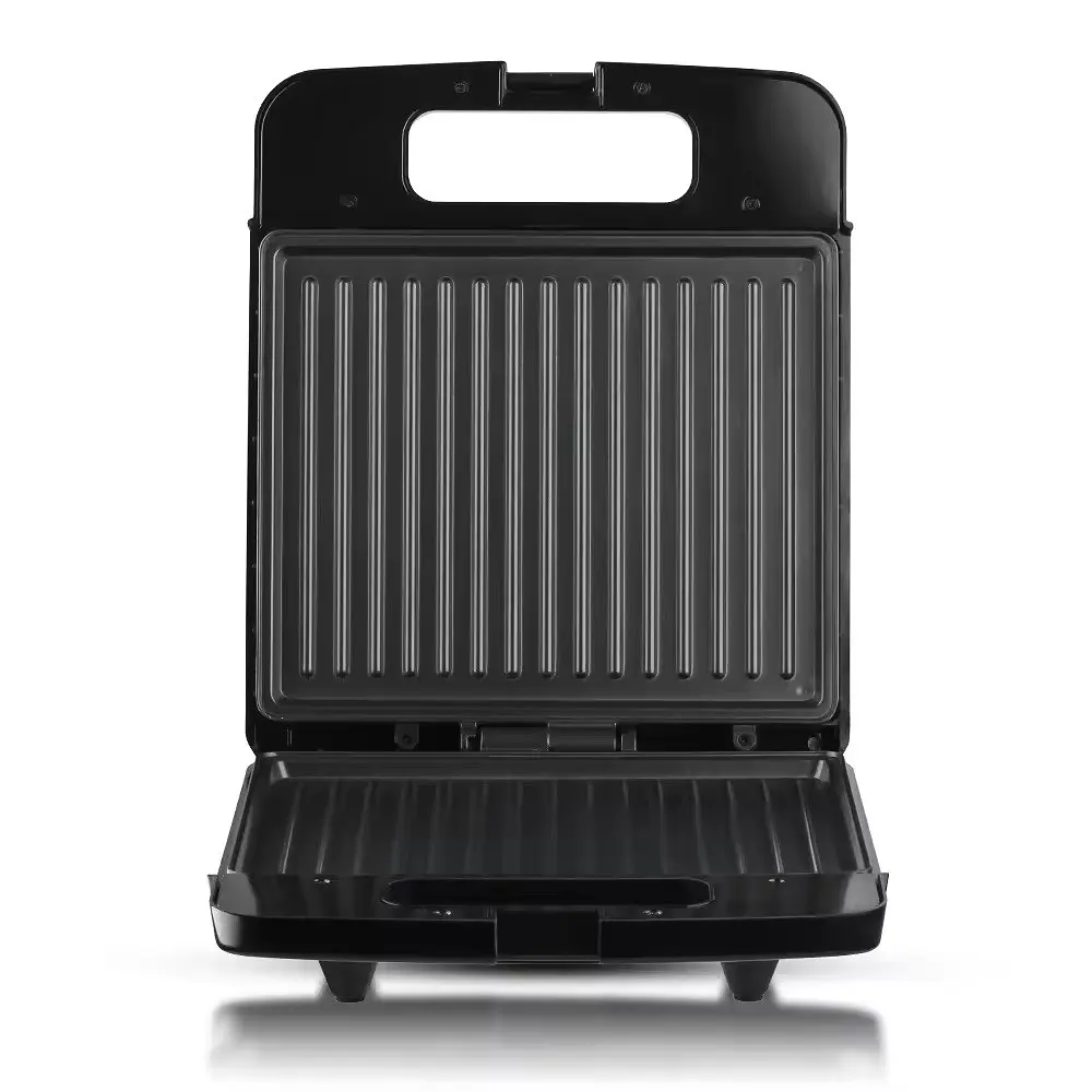 Контактний гриль електричний RAF R.516 з антипригарним покриттям 1400W Grey-Black - фото 4