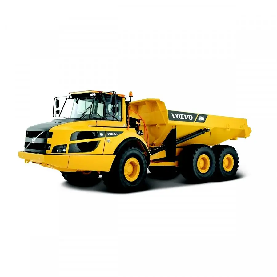 Автомодель "Самоскид Volvo A25G" Bburago 18-32085 серії Construction