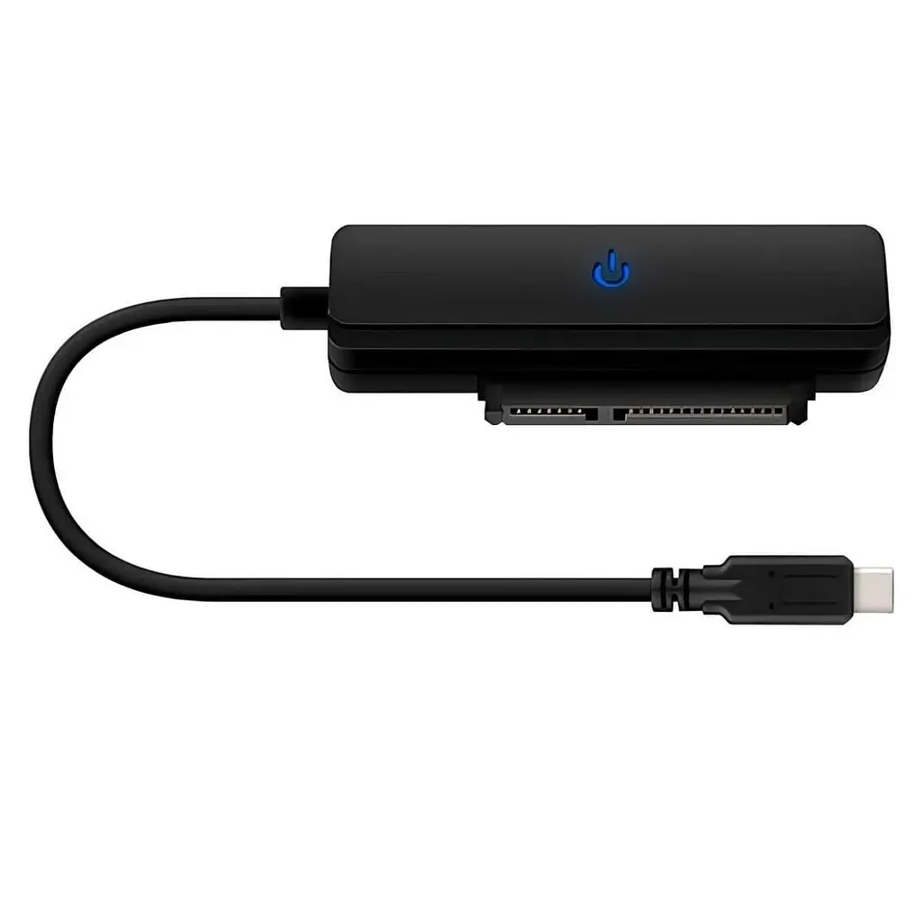 Адаптер Maiwo K104A USB 3.1 Gen2 Type-C - SATA III (K105AG2 black) - фото 2