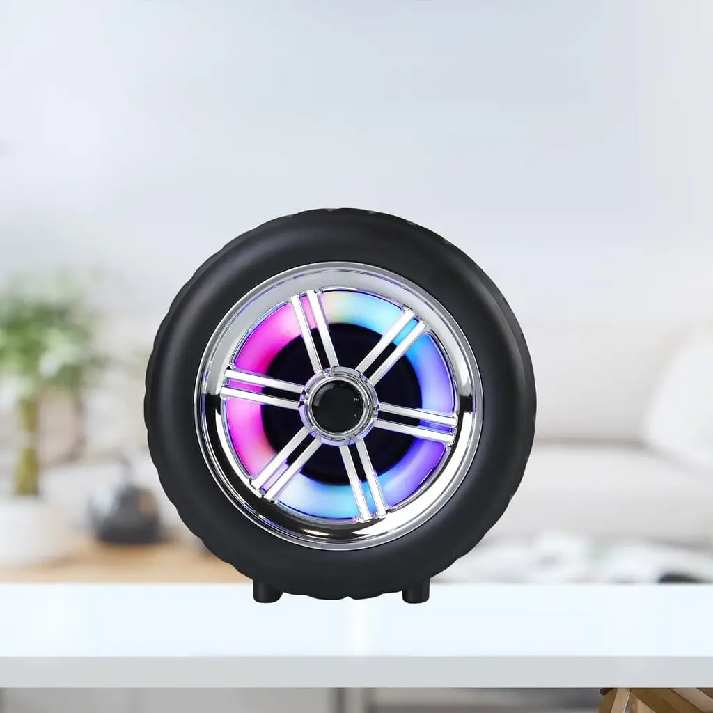 Бездротова Bluetooth колонка WSJAR L-024 портативна з RGB підсвічуванням і слотом TF - фото 2