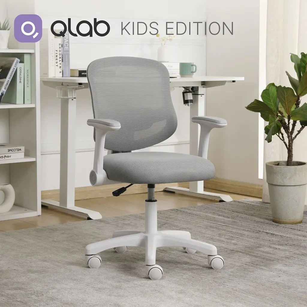 Дитяче крісло Qlab Kids Edition KC327G сіре [175532] - фото 9