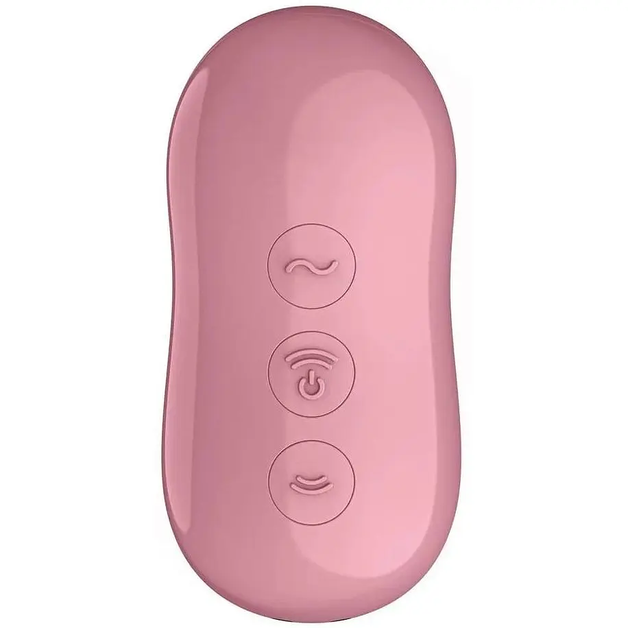 Вакуумний стимулятор із вібрацією Satisfyer Cotton Candy Розовий - фото 5