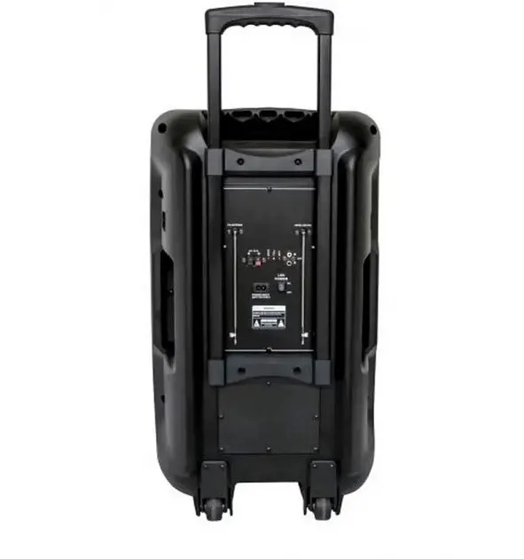 Портативная колонка ZPX ZXX-1011 с 2 микрофонами и пультом Акустическая система 800Вт RGB подсветка Черный - фото 6