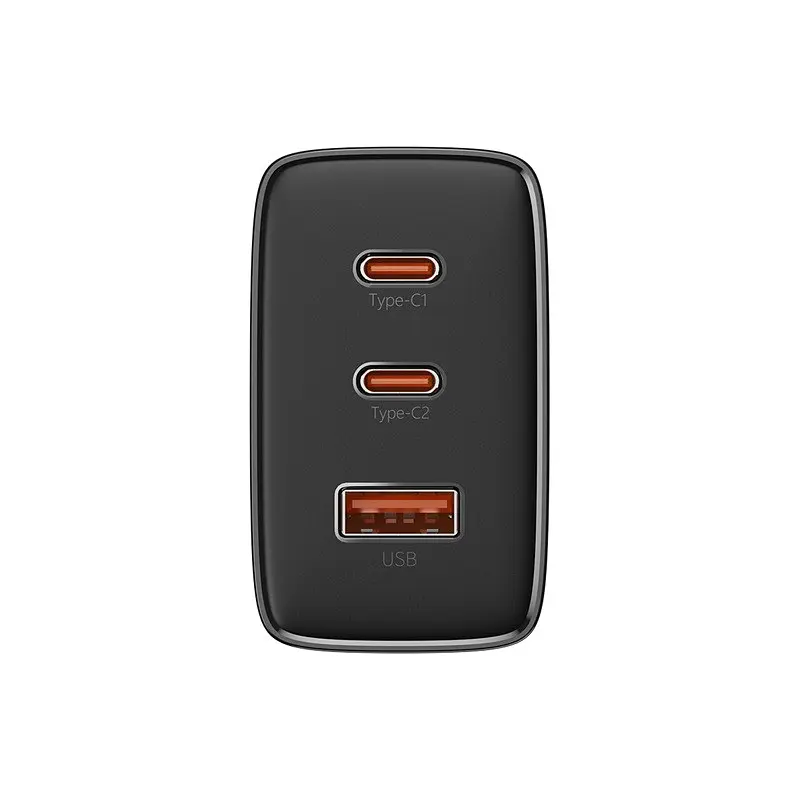 Мережевий зарядний пристрій Baseus Cube Pro Fast Charger 2C+U 65W EU Cluster чорний - фото 3