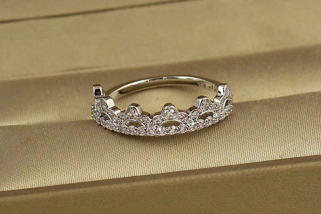 Кільце Xuping Jewelry Корона р 19 сріблясте - фото 2