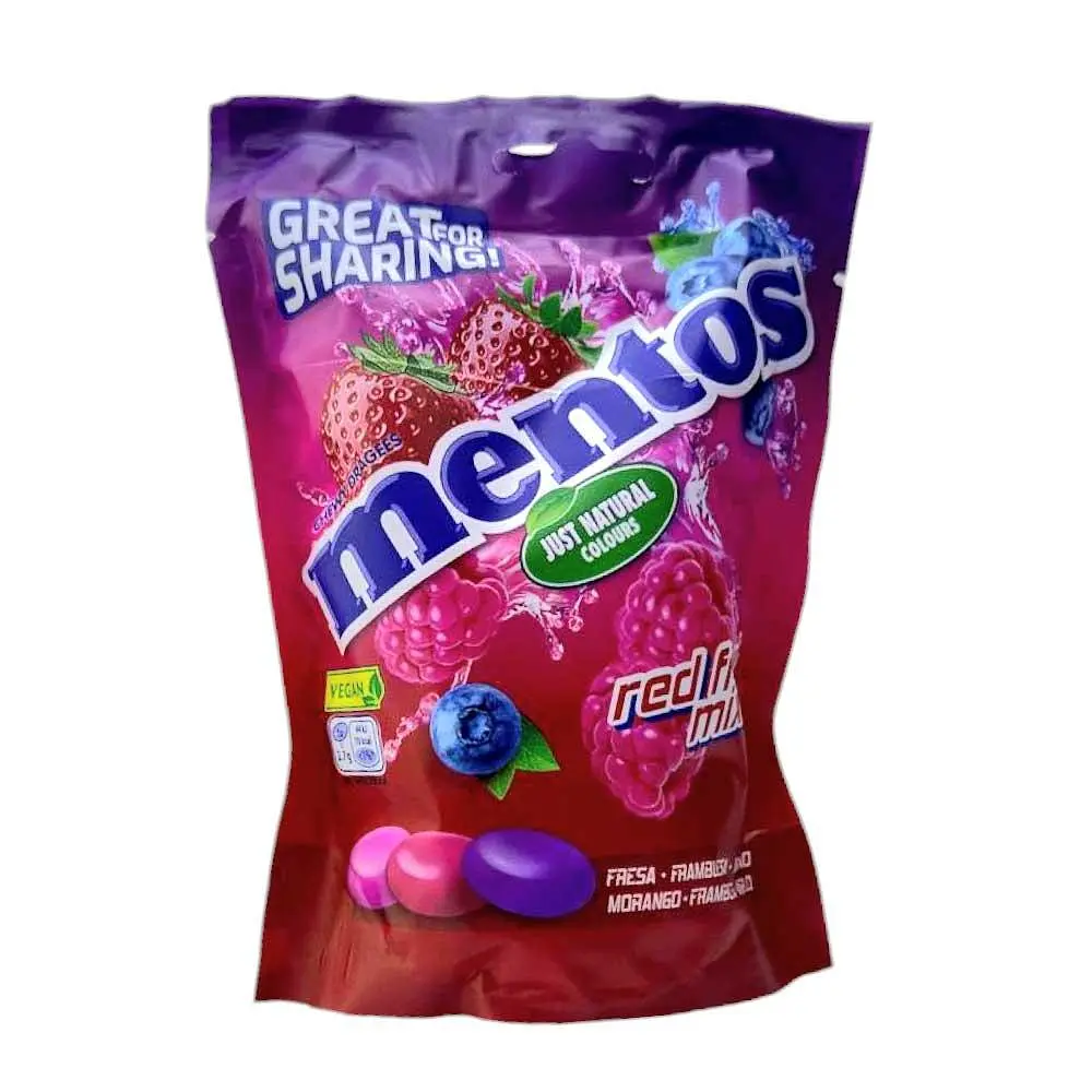Драже жувальне Mentos Red Fruit Mix Ягідний мікс 160 г