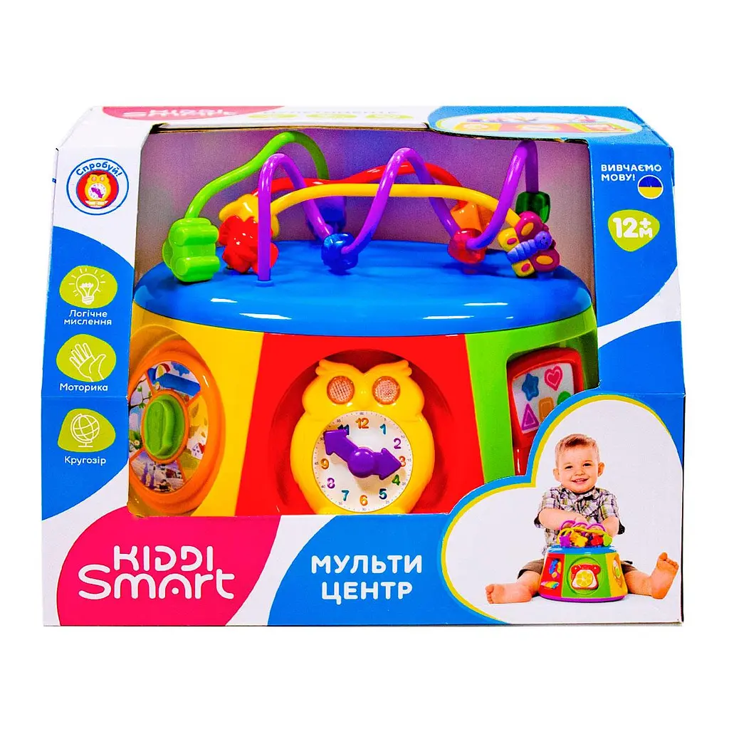 Ігровий центр KIDDI SMART – МУЛЬТИЦЕНТР (світло, українська) KIDDI SMART 063388 - фото 9