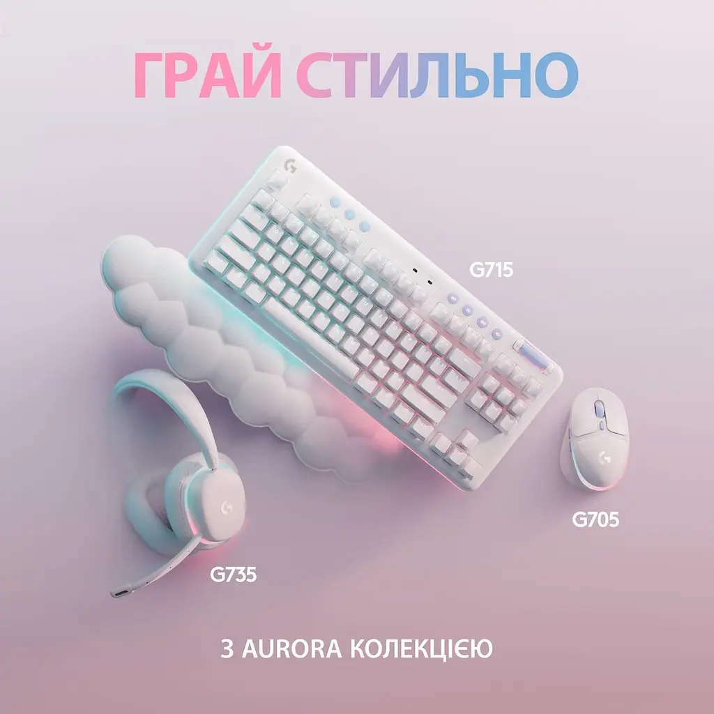 Бездротова миша Logitech G705 LIGHTSPEED Wireless White (910-006367) - фото 7