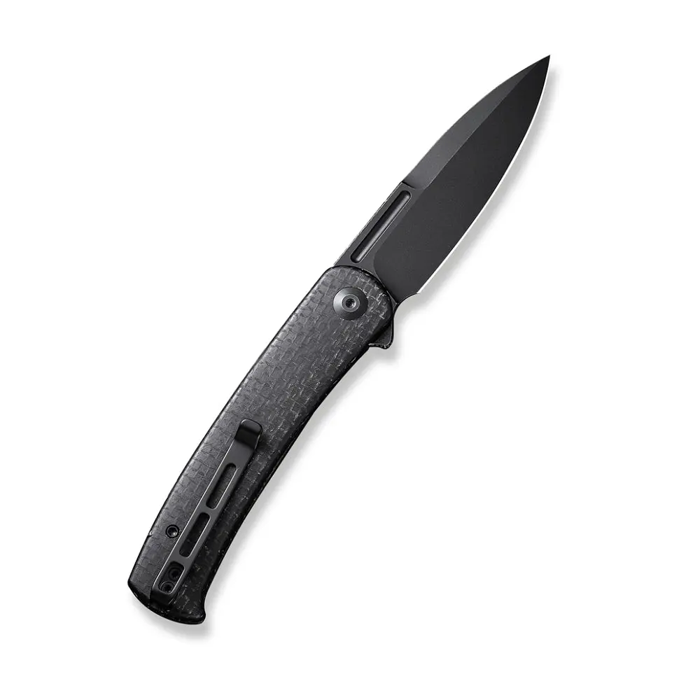 Ніж складаний туристичний Civivi Caetus Flipper, (8.8 см) Damascus / Carbon Fiber - фото 2
