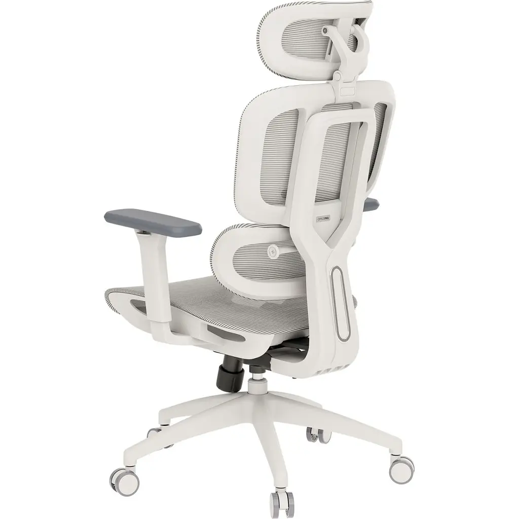 Офісне крісло OfficePro Skyline OC680-W-LG-LG White/Light Gray [175039] - фото 8