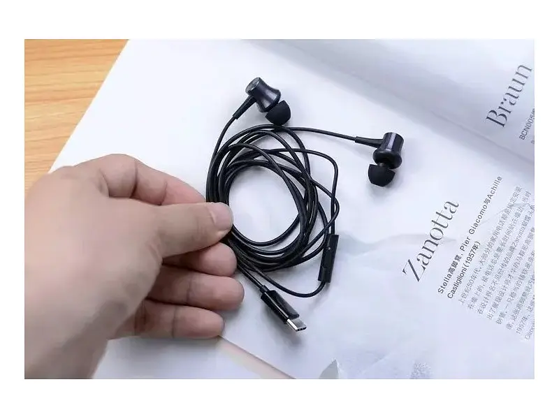 Навушники з мікрофоном Xiaomi Piston Headphones Type-C Black (ZBW4482TY/HSEJ04WM) - фото 5