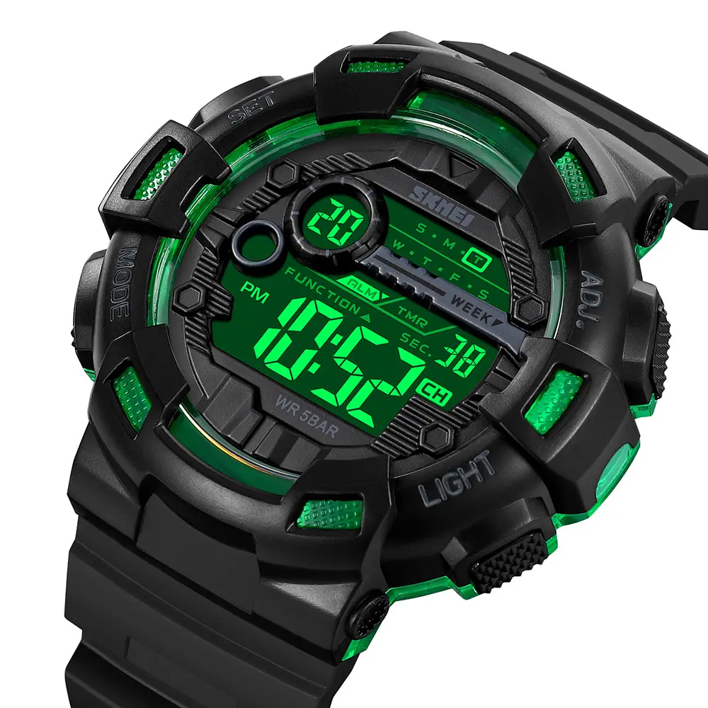 Наручные часы мужские 2110BKGN Black-Green Skmei acs0030273 - фото 2