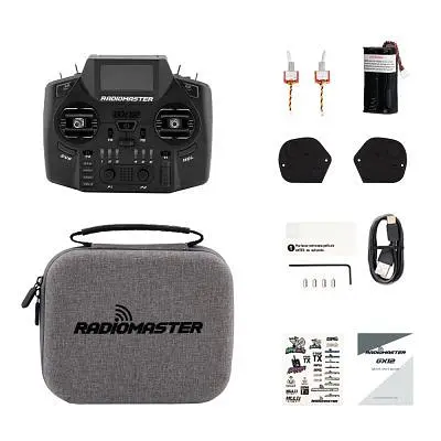 Пульт управління для дрона RadioMaster GX12 radio ExpressLRS Edge XT M2 (HP0157.0094-BLK) - фото 6