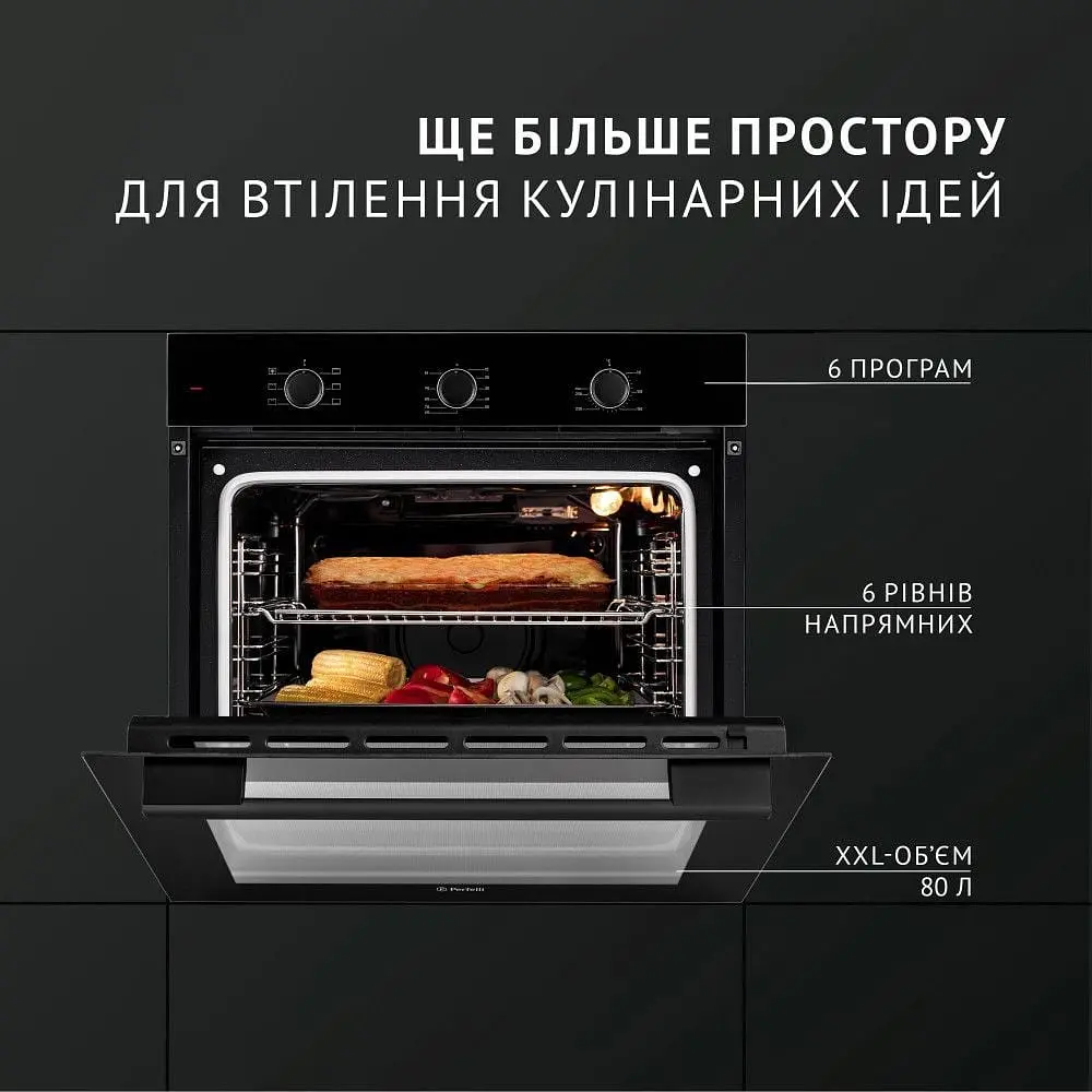 Духова шафа Perfelli Perla 6M6 Nero - фото 3