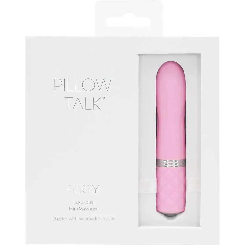 Вібратор Pillow Talk Flirty із кристалом Сваровськи гнучка головка - фото 8