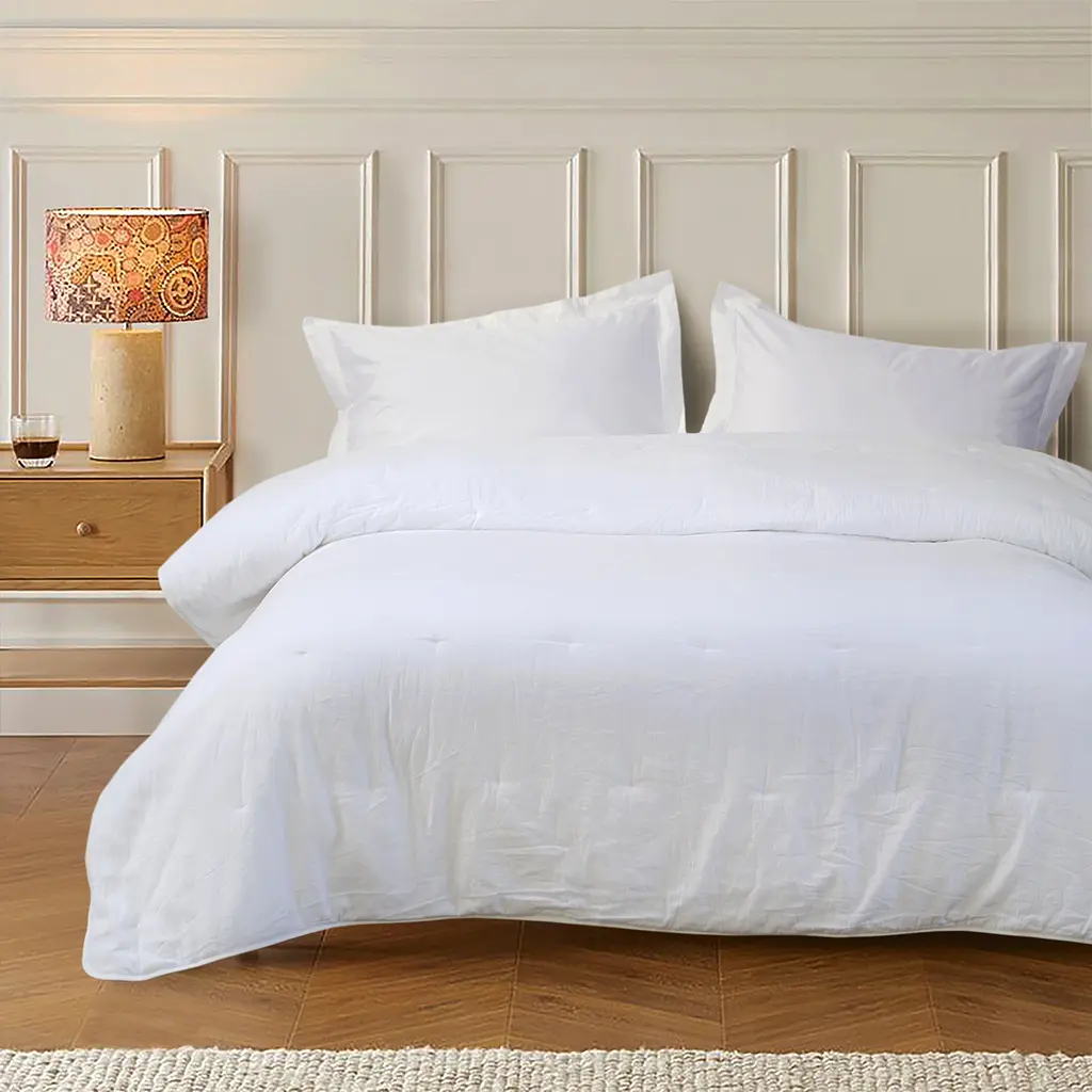 Покрывало Lotus Home - Nikos белый 245x245 - фото 2