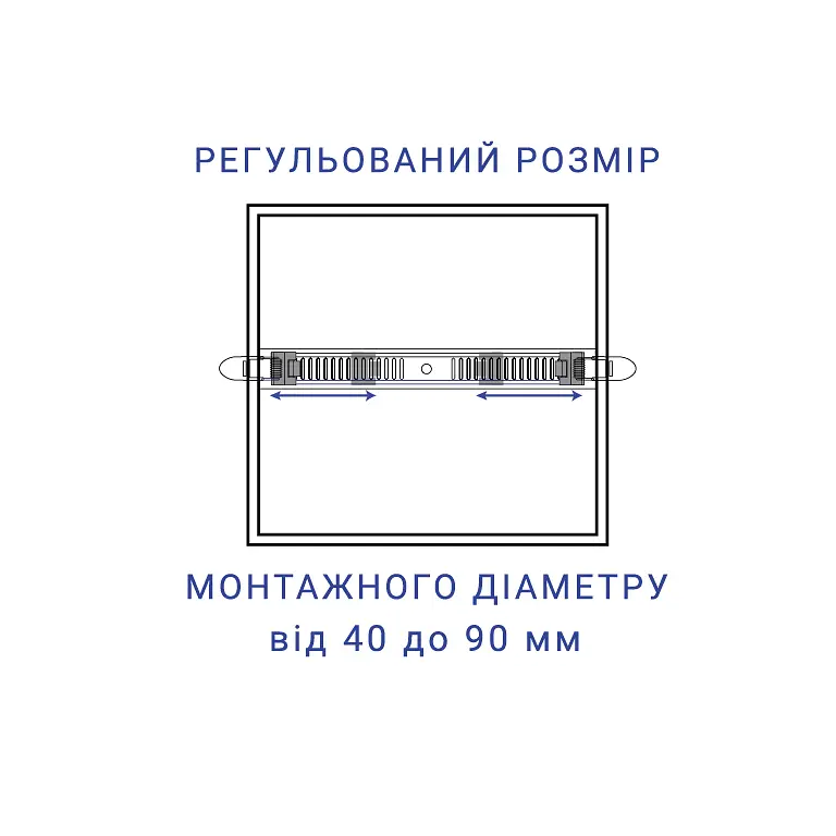 Світлодіодний вбудований світильник Feron AL704-S 12Вт 4000K білий - фото 2