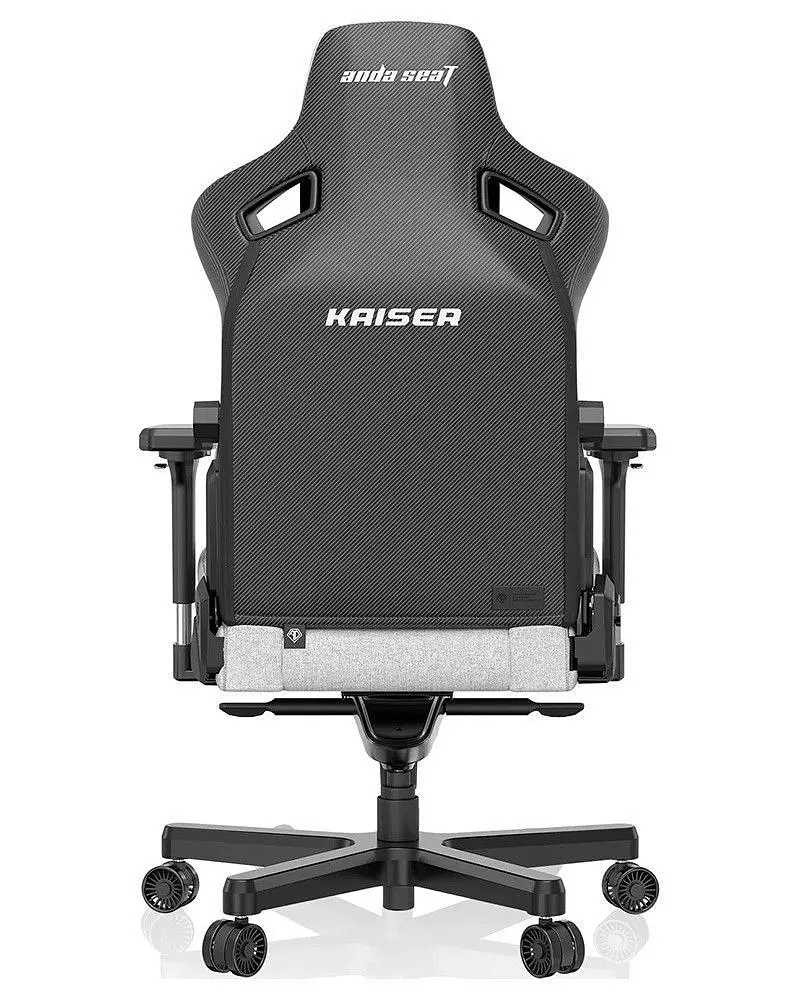 Кресло для геймеров Anda Seat Kaiser 3 Size L Fabric Grey (AD12YDC-L-01-G-PV/F) - фото 4