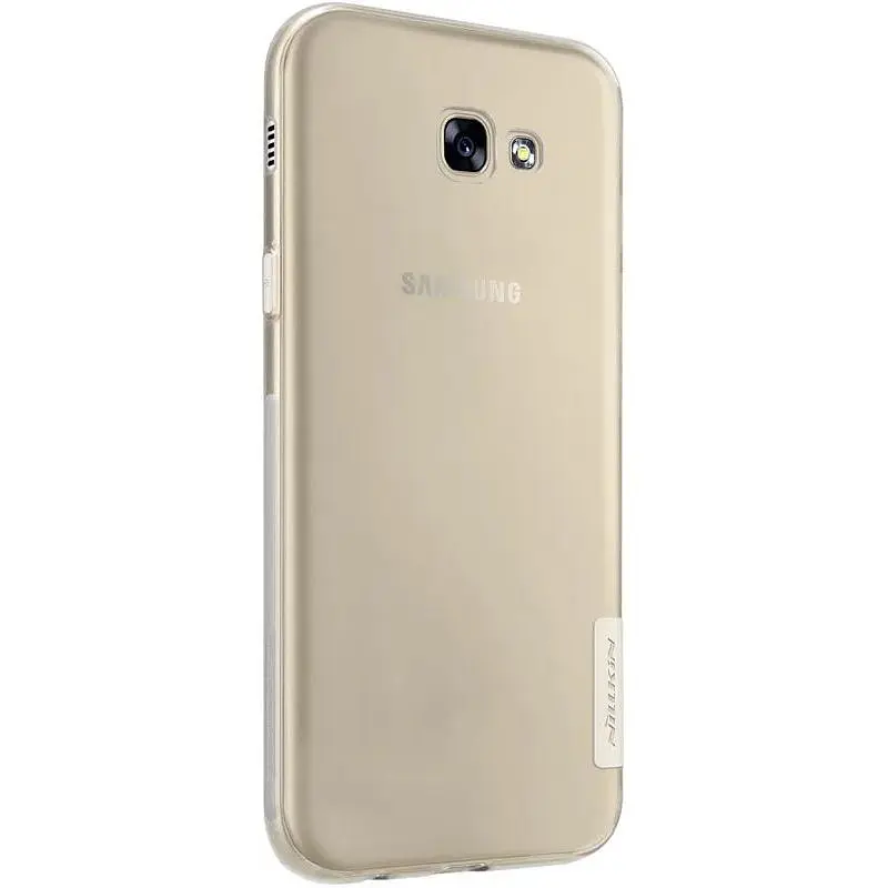Чехол-накладка Nillkin TPU Nature Samsung Galaxy A7 A720F 2017 White - фото 4