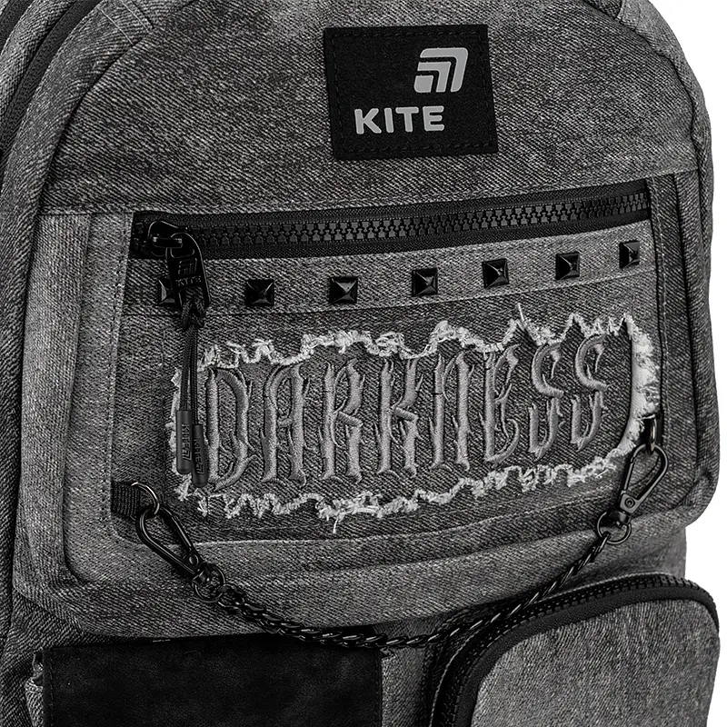 Рюкзак для старшої школи Kite Education teens 2587M Darkness Чорний (K26-2587M-5) - фото 9