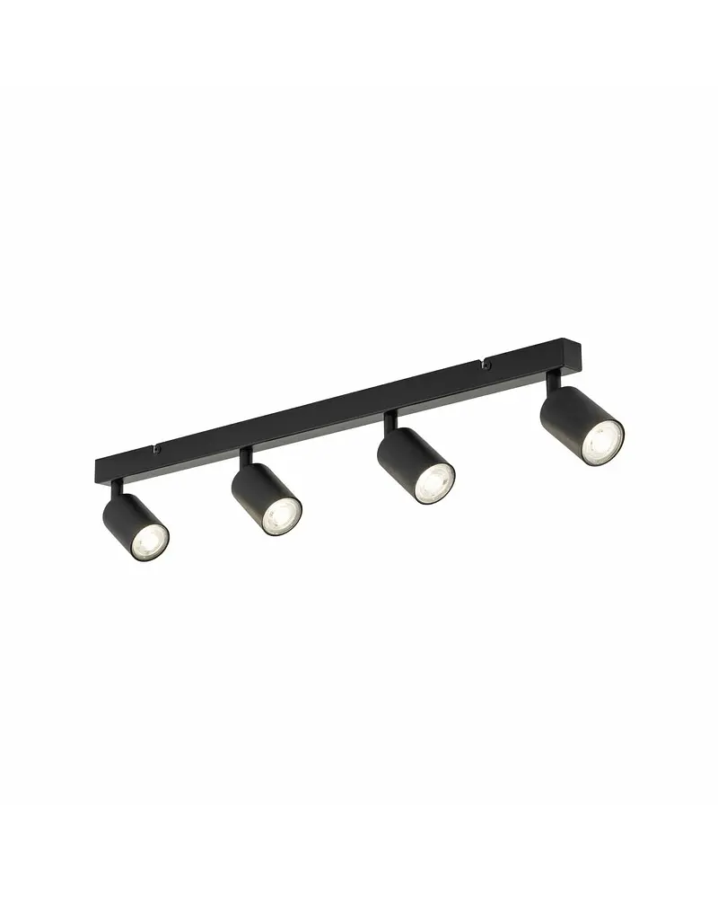 Світильник поворотний, спот TK Lighting 6177 Top GU10 4x10W IP20 Bk - фото 3