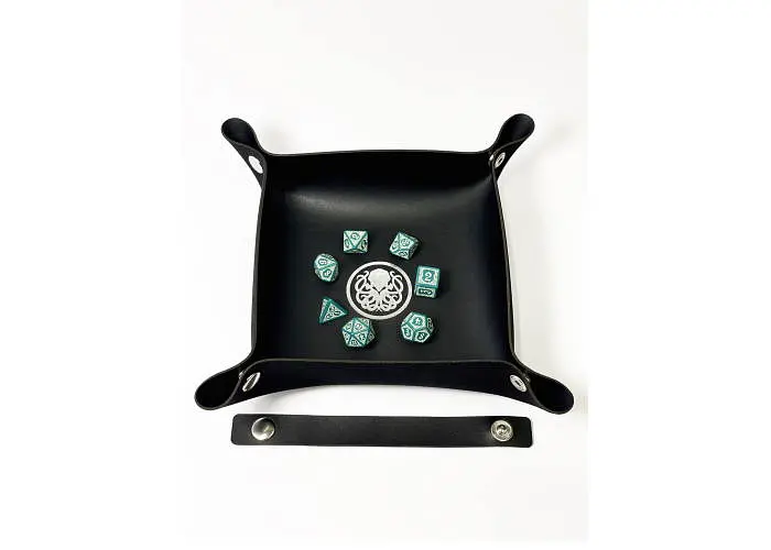 Настільна гра Планета Ігор Лоток для кубиків Ктулху (чорний) (Dice tray Cthulhu black) (pi-dt001) - фото 7