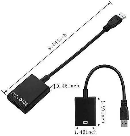 Адаптер USB 3.0 → HDMI 1080P для Windows 7/8/10 - фото 3