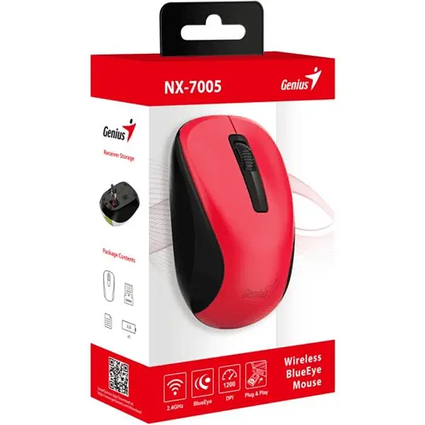 Миша Genius Red G5 Hanger NX-7005 (31030017403) - фото 3
