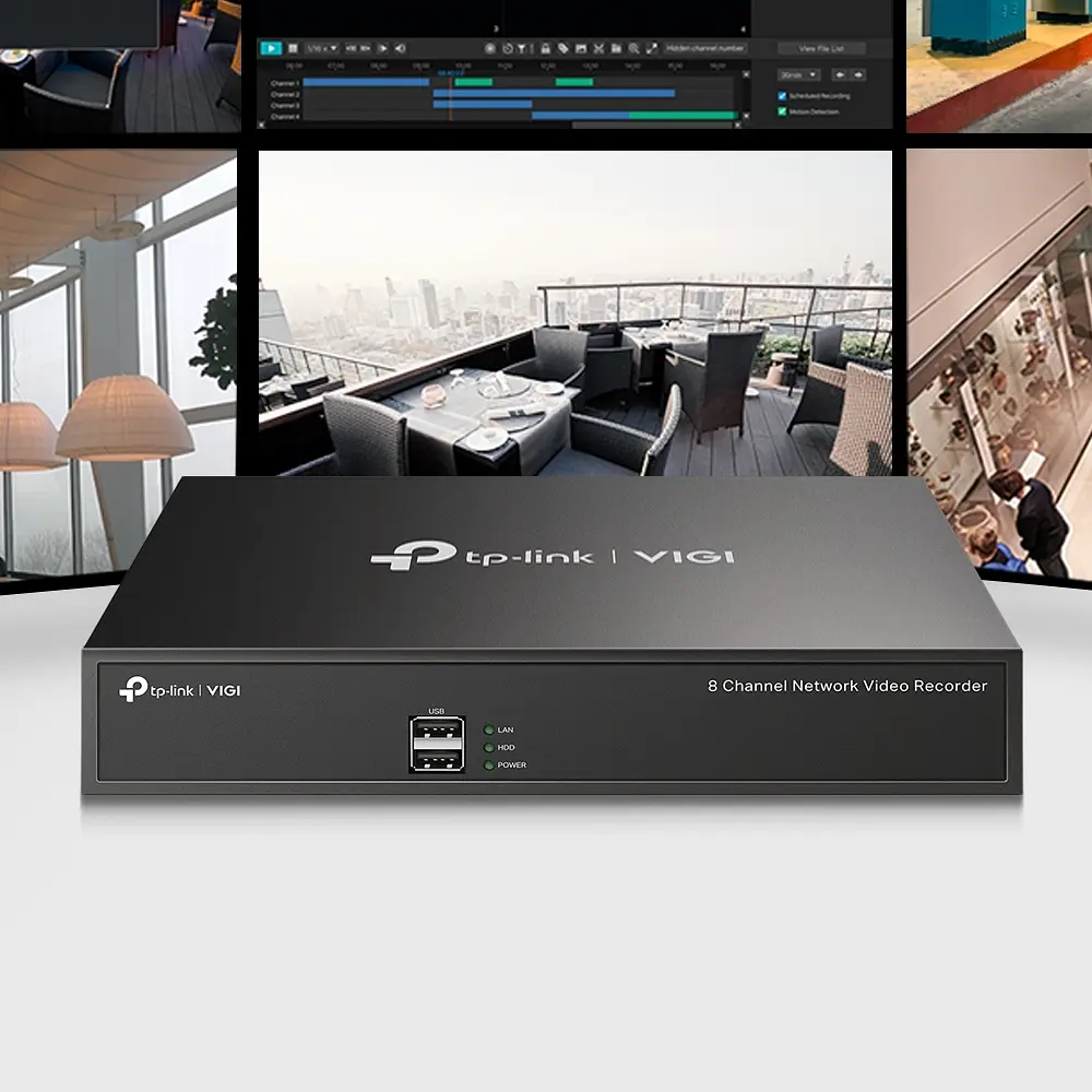 IP-Відеорегістратор TP-Link VIGI NVR1008H 8 каналів, 2xUSB, H265+, 1xHDD, до 10 ТБ - фото 3