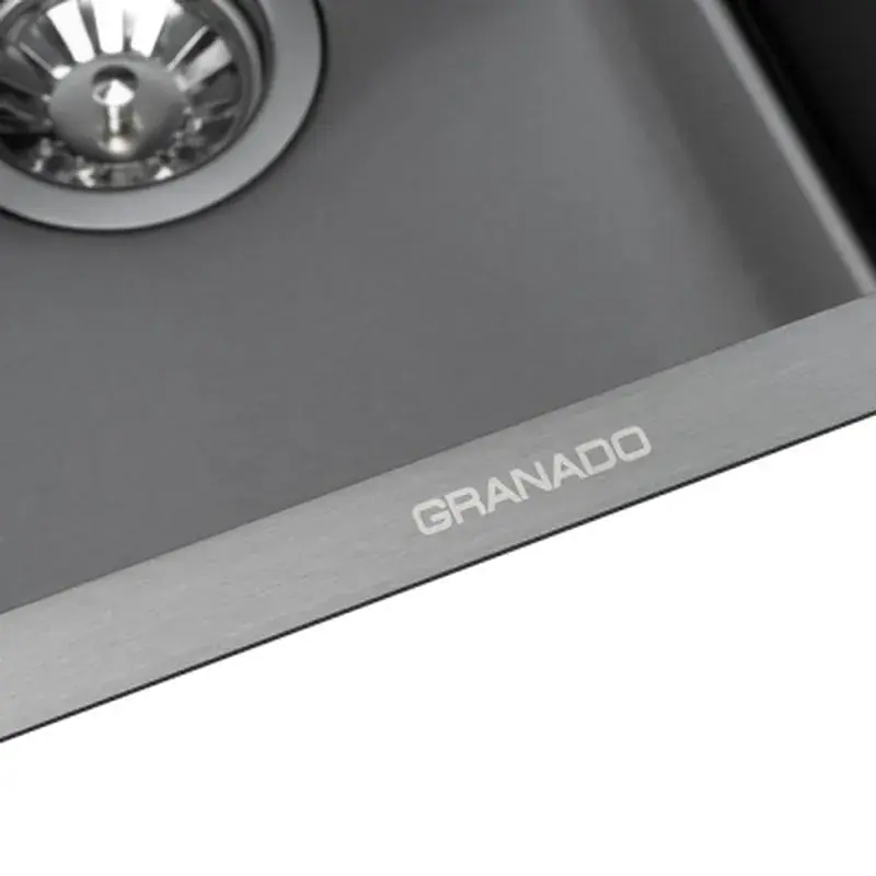 Мийка кухонна GRANADO Under top mini STEEL S201 black (GS10201B) - фото 3