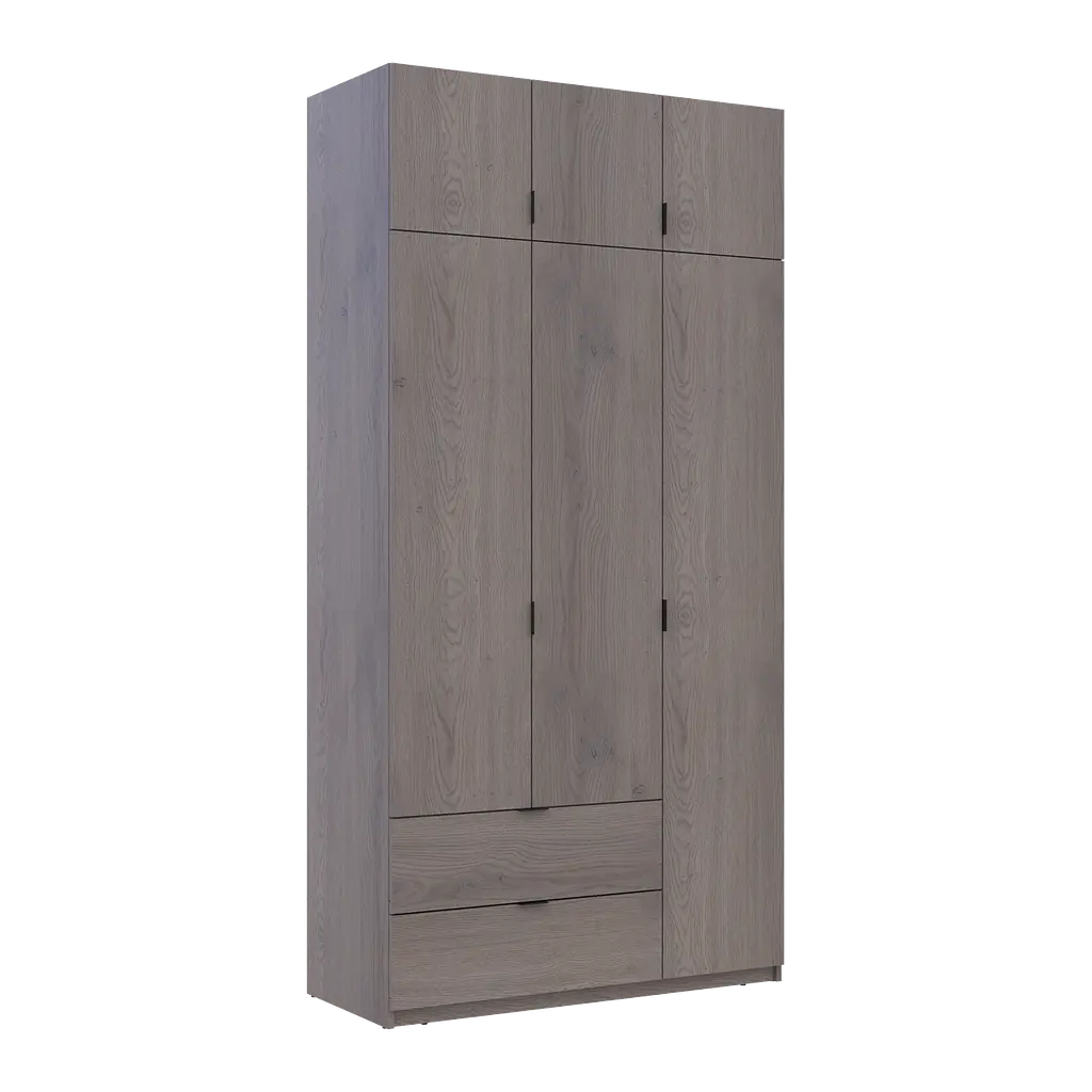 Розпашна Шафа для одягу Doros Лукас Канноло/Канноло 3 ДСП 120х50х240 (44900368) - фото 6