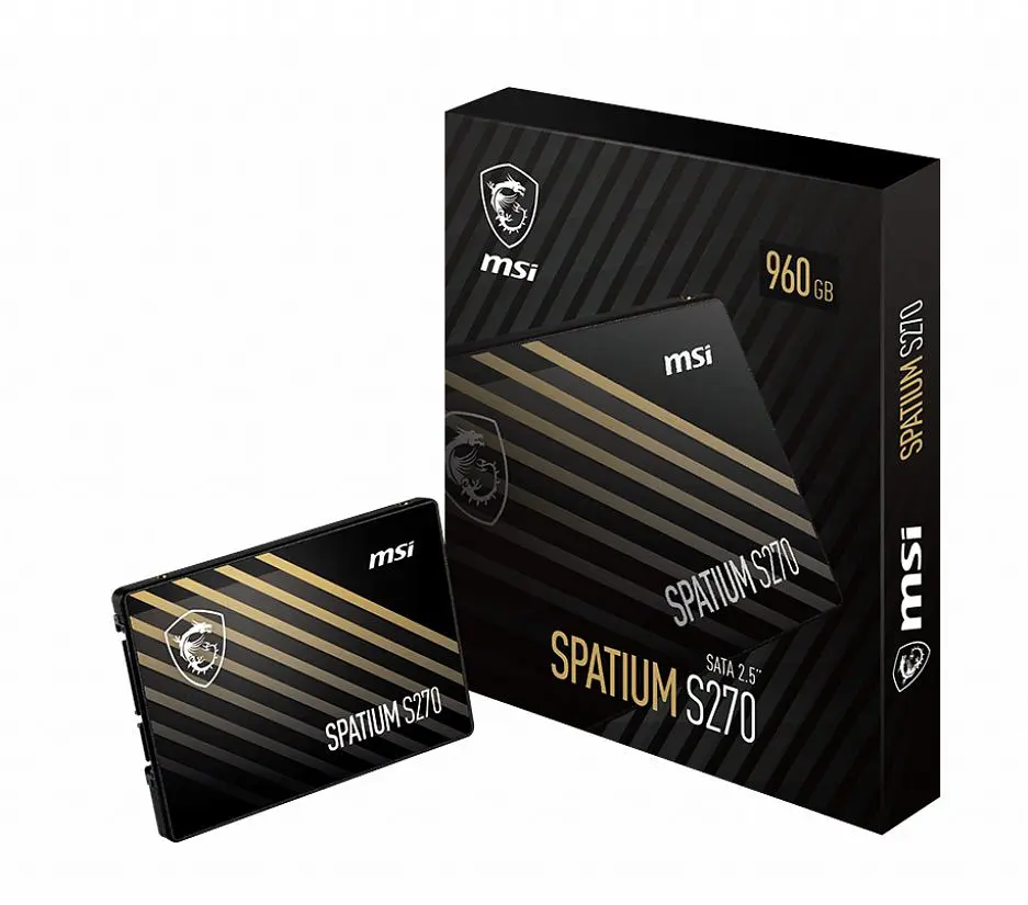 SSD диск 240GB MSI Spatium S-270 2.5 SATAIII 3D TLC 6 Гб/с - фото 2