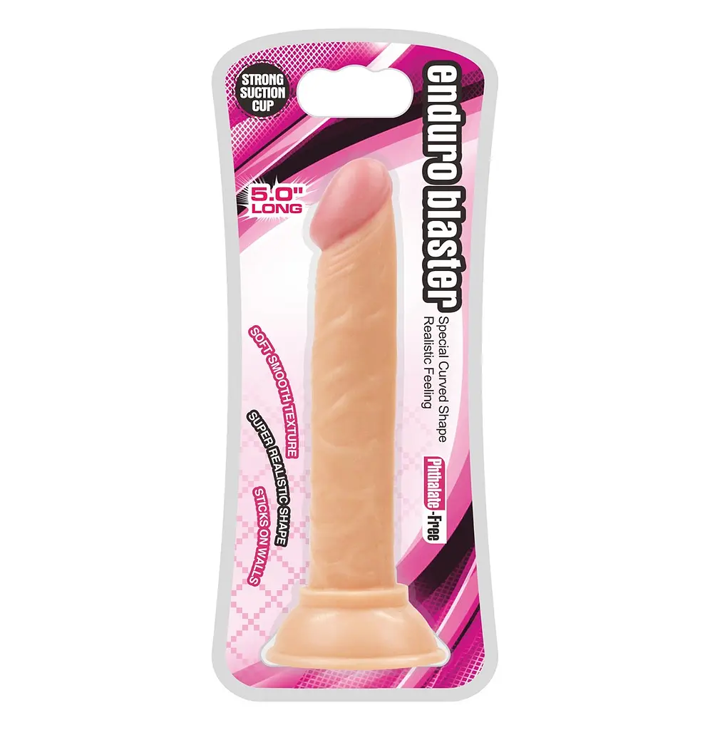 Фалоімітатор LoveToy Enduro Blaster Realistic Dong 14 см тілесний - фото 6